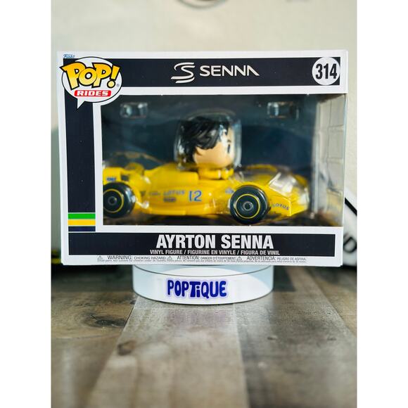 Ayrton Senna Lotus Deluxe Funko Pop! Ride Vinyl Vehicle #314 - Picture 1 of 7